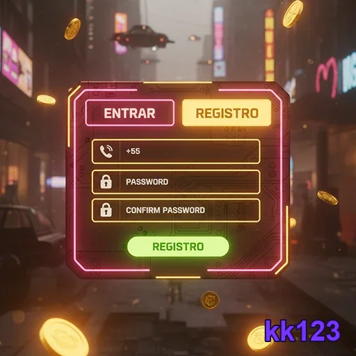 Ilustração de Explore os Recompensas VIP no kk123 com Slots e Blackjack