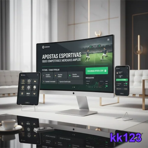 Ilustração de Explore os Recompensas VIP no kk123 com Slots e Blackjack