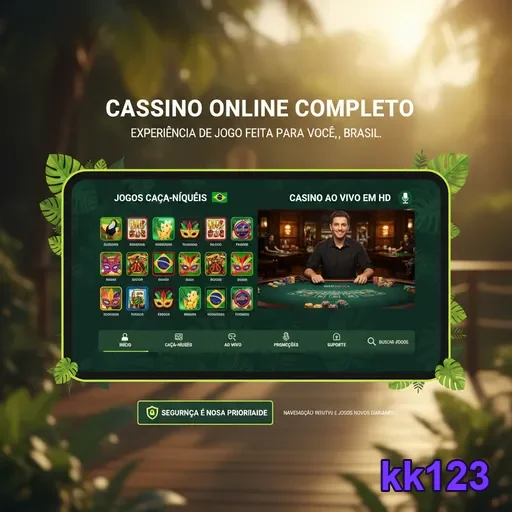 Ilustração de Descubra a Diversão dos Jogos de Slots no kk123