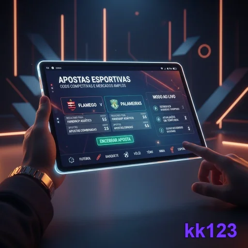 Ilustração de Descubra a Diversão dos Jogos de Slots no kk123