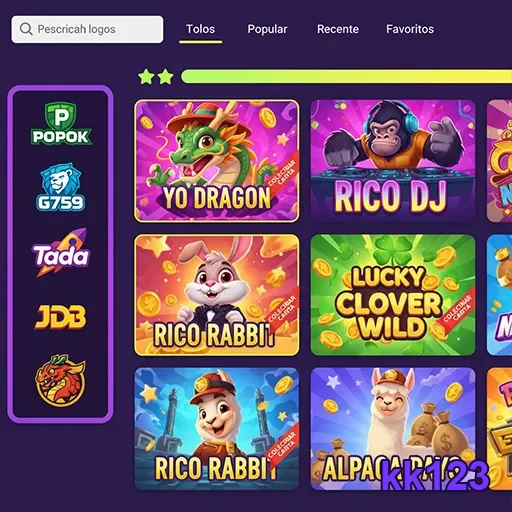 Ilustração de Descubra a Diversão dos Jogos de Slots no kk123