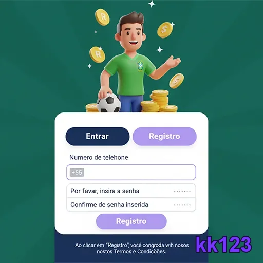 Ilustração de Experimente o Acesso Rápido no kk123 para Cassinos Online